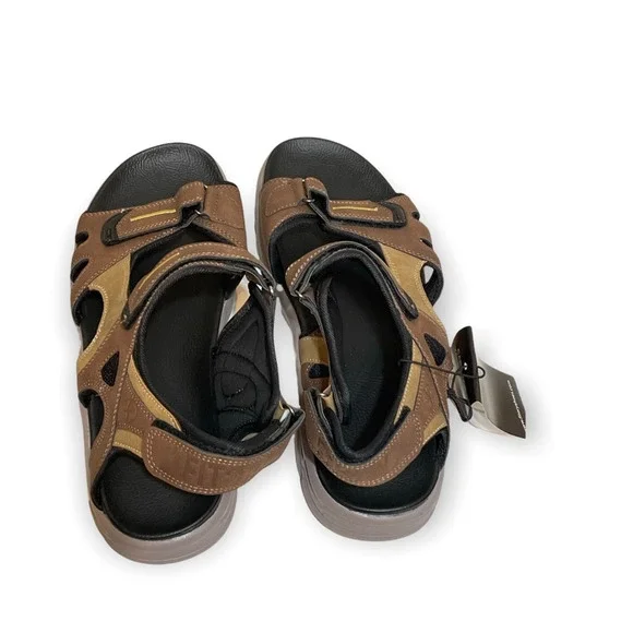 Fitory Mens Sport Sandals Brown Adjustable Strap Hook And Loop 10.5 EUR 44 - Picture 7 of 7